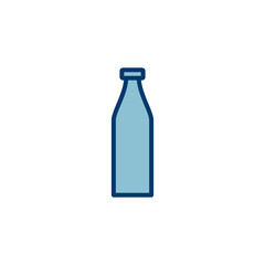 Bottle icon vector isolated on white background. Bottle vector icon