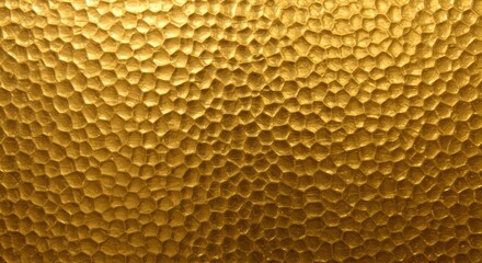 Detailed Texture of Hand Hammered Gold Metal Surface for Crafting