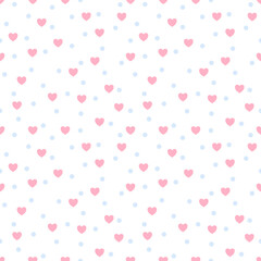 pink hearts background