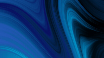 Abstract Blue Swirl Gradient Background with Smooth Flowing Waves  