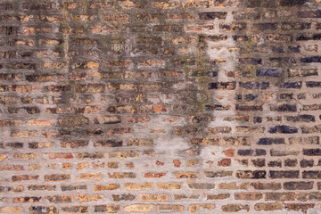 Dirty brick wall