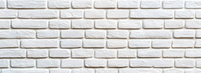 Obraz premium Elegant Off White Brick Wall Interior Design Decorative Textured Background Surface Pattern