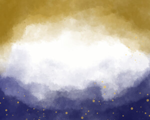 Abstract colorful watercolor for background. Digital art painting.