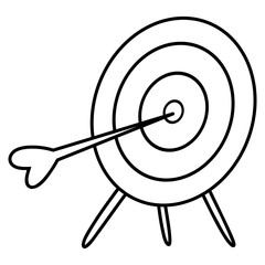 target dart and arrow