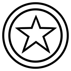 Obraz premium star badge reward icon