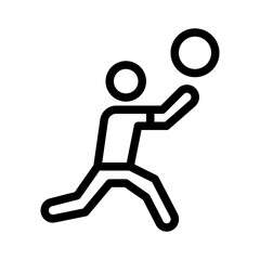 shot put line icon