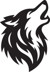 wolf head silhouette vector, wolf head logo vector, wolf head vector illustration