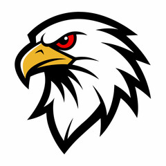Eagle mascot logo