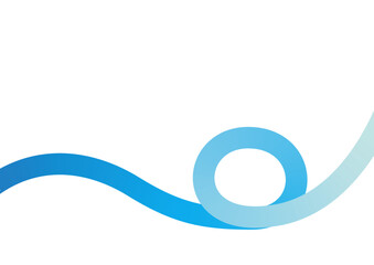 線に沿ったグラデーションのデコレーション素材