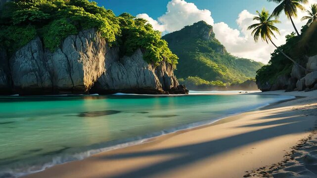 The coastline at National Park