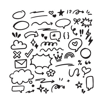 doodle scrible vector design