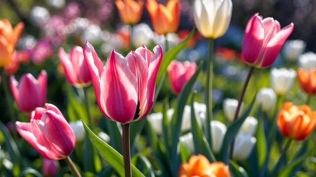 Tulip is a spring flower, commonly found in colder regions.