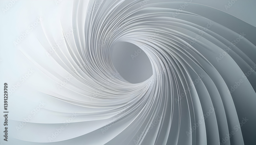 Poster a mesmerizing swirl of layered paper, creating a dynamic visual effect that captivates and intrigues