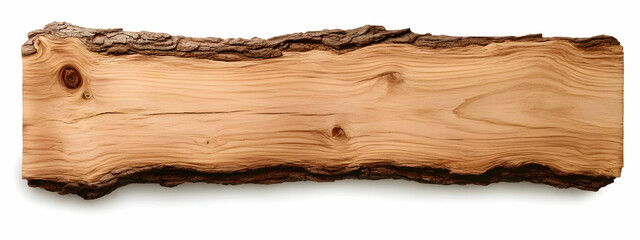 A beautiful, natural wooden plank showcases the rich texture and grain of wood, perfect for rustic decor or artisan projects.