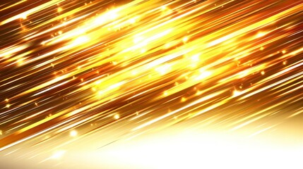 Golden Light Streaks