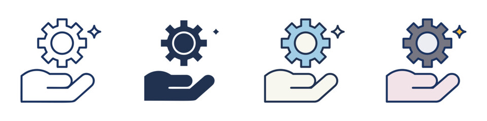 Obraz premium Practice Icons Collection – Multiple Vector Styles Included