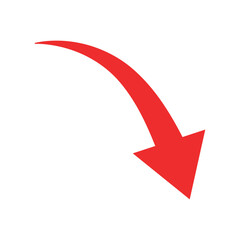 下向き矢印ベクターイラスト