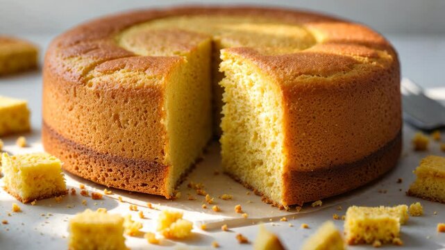 Vegan Cornbread Boasting a Moist and Crumbly Texture