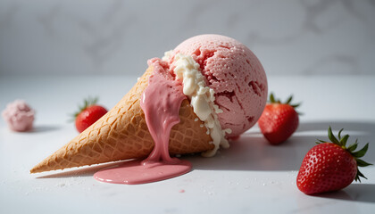 strawberry ice cream