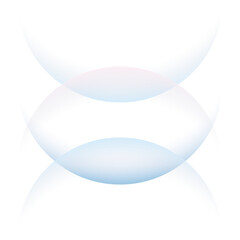 PNG Abstract curved layered , transparent background