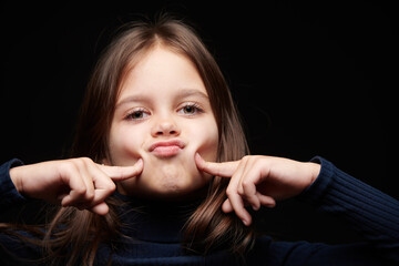 Fototapeta premium making funny faces