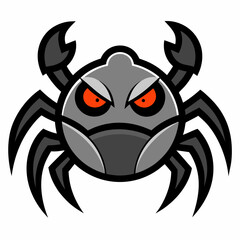 crab mascot logo