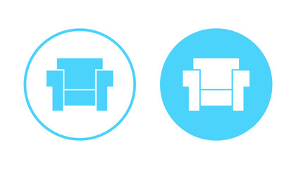 Obraz premium Sofa icon vector. sofa sign and symbol. furniture icon