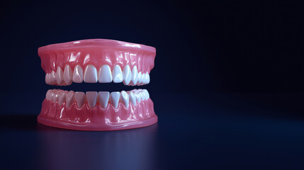 Obraz premium 3D tooth model isolated on the background