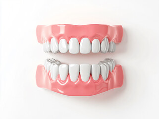 Fototapeta premium 3D tooth model isolated on the background