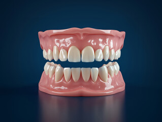 Fototapeta premium 3D tooth model isolated on the background