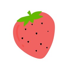 strawberry isolated on white background