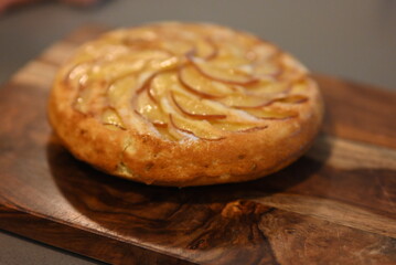 The sweet and delicious apple pie melts in your mouth.