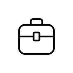 briefcase icon in simple style. Perfect for business, finance, and office related designs. Clean and versatile for a variety of applications