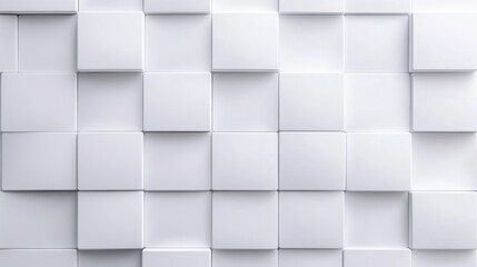 Modern textured white wall tiles with geometric patterns creating a clean aesthetic