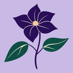 vector illustration of a flower
