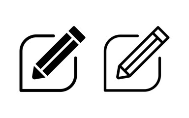 Edit icon vector illustration. edit document sign and symbol. edit text icon. pencil. sign up