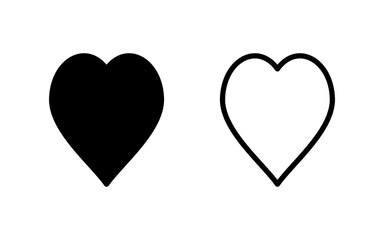 Love icon vector illustration. Heart sign and symbol. Like icon vector.