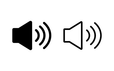 Speaker icon vector illustration. volume sign and symbol. loudspeaker icon. sound symbol
