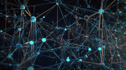 Fototapeta premium abstract background with glowing lines