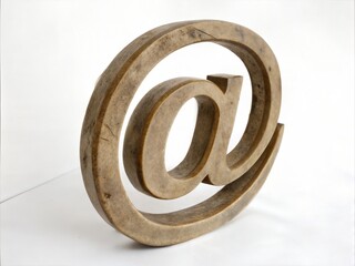 @ symbol on white background. At symbol icon the icon of email and social media. at the rate symbol icon on transparent background. @ symbol at sign