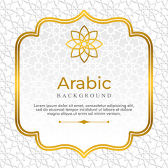 Modern elegant islamic background design template