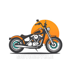 Obraz premium motorcycle vector illustration