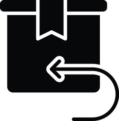 Return Management Solid Icon Type 