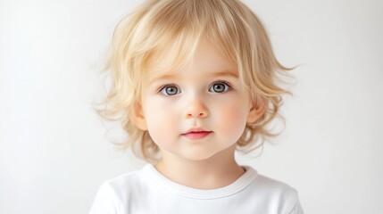 Adorable baby girl portrait