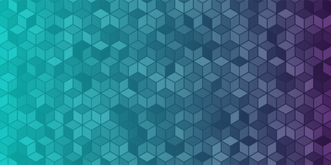 blue vector layout with hexagonal shapes. Abstract illustration with colorful hexagons. Pattern for your ad, booklets.