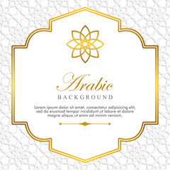 abstract template in islamic theme background