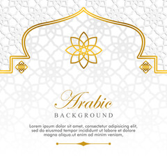 abstract template in islamic theme background