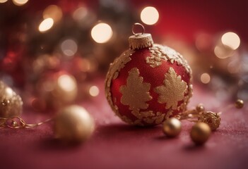 particles decoration gold christmas bokeh red theme background glamour glistering celebrate happy card illumination abstract glittering futuristic luxury glow new year beautiful magic holiday eve