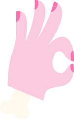 Funny Hand-Drawn Sticker Illustration Element