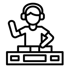 Disc Jockey Icon